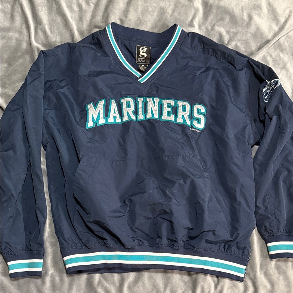 Mariners 25th Anniversary Pullover Windbreaker - image 1